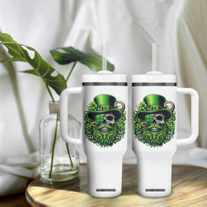 Irish Leprechaun Skull Tumbler With Handle St Patricks Day Party Gift TS12 Print Your Wear