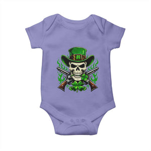 Irish Cowboy Skeleton Baby Onesie St Patricks Day Party Gift TS12 Violet Print Your Wear