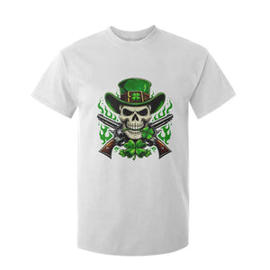 Irish Cowboy Skeleton T Shirt For Kid St Patricks Day Party Gift TS12 White Print Your Wear