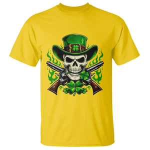 Irish Cowboy Skeleton T Shirt St Patricks Day Party Gift