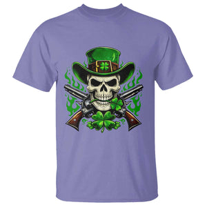 Irish Cowboy Skeleton T Shirt St Patricks Day Party Gift