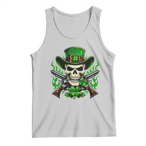 Irish Cowboy Skeleton Tank Top St Patricks Day Party Gift TS12 Ash Print Your Wear