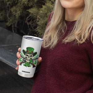 Irish Cowboy Skeleton Tumbler Cup St Patricks Day Party Gift TS12 Print Your Wear