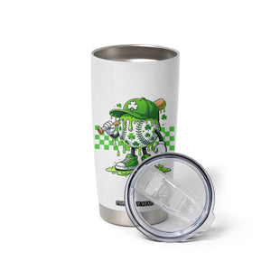 St Patricks Day Shamrock Baseball Player Gift Tumbler Cup TS12 Print Your Wear