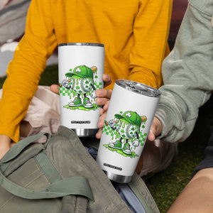 St Patricks Day Shamrock Baseball Player Gift Tumbler Cup TS12 Print Your Wear