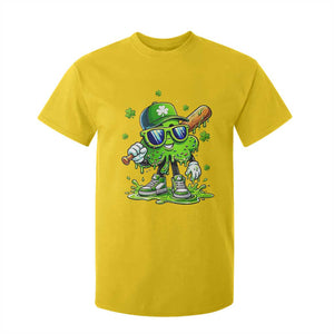 Funny St Patricks Day Clover Baseball Player Gift T Shirt For Kid TS12 Daisy Print Your Wear