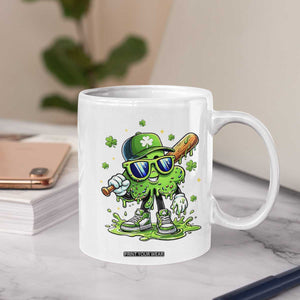 Funny St Patricks Day Clover Baseball Player Gift Coffee Mug TS12 Print Your Wear