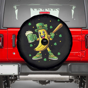 Funny Banana Baseball Player Gift Spare Tire Cover St Patricks Day TS12 Black Print Your Wear