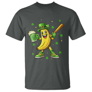 Funny Banana Baseball Player Gift T Shirt St Patricks Day