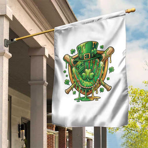 Slimy Shamrock Baseball Glove Garden Flag St Patricks Day Gift TS12 Print Your Wear