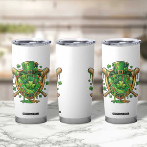 Slimy Shamrock Baseball Glove Tumbler Cup St Patricks Day Gift TS12 Print Your Wear