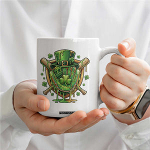 Slimy Shamrock Baseball Glove Coffee Mug St Patricks Day Gift TS12 Print Your Wear