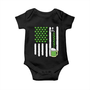 St Patricks Day Irish American Pride Gift Baby Onesie TS12 Black Print Your Wear