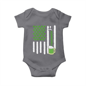 St Patricks Day Irish American Pride Gift Baby Onesie TS12 Charcoal Print Your Wear