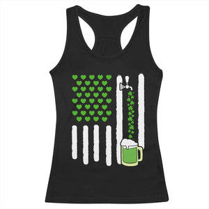 St Patricks Day Irish American Pride Gift Racerback Tank Top TS12 Black Print Your Wear