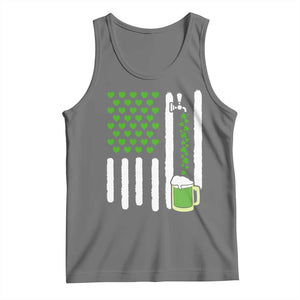 St Patricks Day Irish American Pride Gift Tank Top TS12 Black Heather Print Your Wear