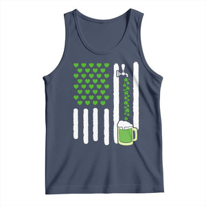 St Patricks Day Irish American Pride Gift Tank Top TS12 Navy Print Your Wear