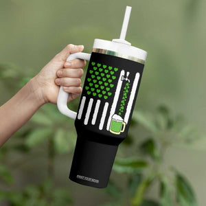 St Patricks Day Irish American Pride Gift Tumbler With Handle TS12 Print Your Wear