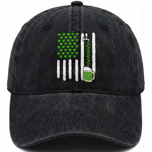 St Patricks Day Irish American Pride Gift Washed Cotton Baseball Cap TS12 Print Your Wear