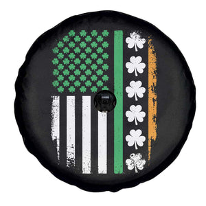 USA Flag With Shamrocks Spare Tire Cover St Patricks Day Gift TS12 Print Your Wear