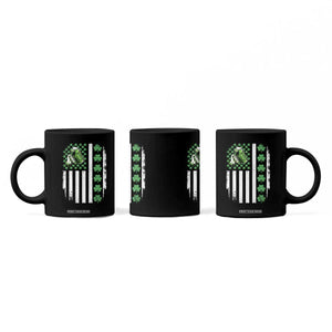 Irish Patriotic USA Flag With Shamrocks Gift Coffee Mug TS12 Print Your Wear