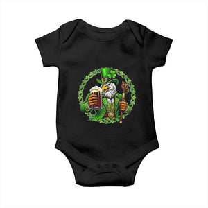 Irish Patriotic Eagle Leprechaun Baby Onesie St Patricks Day Gift TS12 Black Print Your Wear