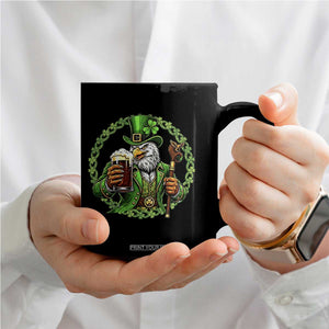 Irish Patriotic Eagle Leprechaun Coffee Mug St Patricks Day Gift TS12 Print Your Wear