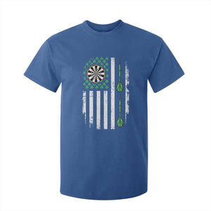 Irish American Darts Shamrock Flag Gift T Shirt For Kid TS12 Royal Blue Print Your Wear