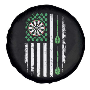 Irish American Darts Shamrock Flag Gift Spare Tire Cover TS12 Print Your Wear