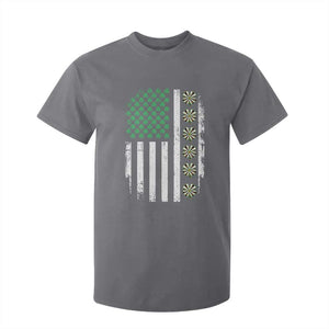 Vintage Shamrock Lucky Darts T Shirt For Kid St Patricks Day Gift TS12 Charcoal Print Your Wear