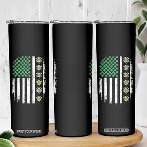 Vintage Shamrock Lucky Darts Skinny Tumbler St Patricks Day Gift TS12 Print Your Wear