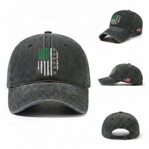 Vintage Shamrock Lucky Darts Washed Cotton Baseball Cap St Patricks Day Gift TS12 Washed Cap Universal Fit Dark Green Print Your Wear