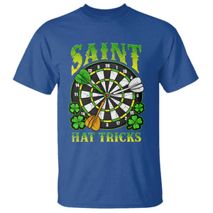 Funny Darts St Patricks Day Gift T Shirt Saint Hat Tricks TS12 Royal Blue Print Your Wear