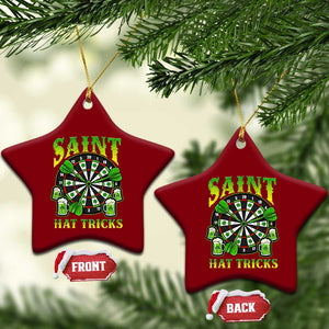 Saint Hat Tricks St Patricks Day Ceramic Ornament Darts Player Gift TS12 Print Your Wear