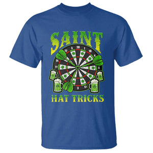 Saint Hat Tricks St Patricks Day T Shirt Darts Player Gift TS12 Royal Blue Print Your Wear