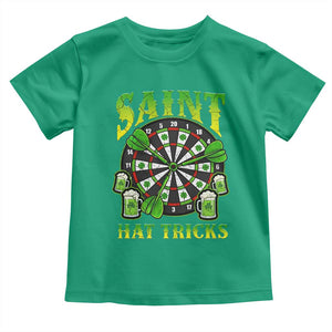 Saint Hat Tricks St Patricks Day Toddler T Shirt Darts Player Gift TS12 Irish Green Print Your Wear