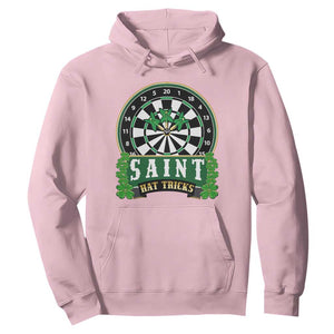 Saint Hat Tricks Hoodie St Patricks Day Dart Thrower Gift TS12 Light Pink Print Your Wear