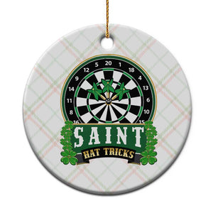 Saint Hat Tricks Ceramic Ornament St Patricks Day Dart Thrower Gift TS12 1pc Christmas Plaid Print Your Wear