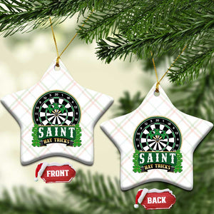 Saint Hat Tricks Ceramic Ornament St Patricks Day Dart Thrower Gift TS12 Print Your Wear