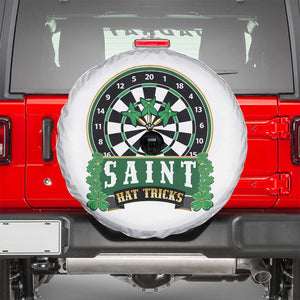 Saint Hat Tricks Spare Tire Cover St Patricks Day Dart Thrower Gift TS12 White Print Your Wear