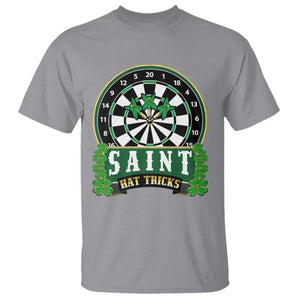 Saint Hat Tricks T Shirt St Patricks Day Dart Thrower Gift TS12 Sport Gray Print Your Wear