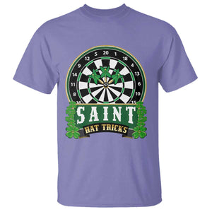Saint Hat Tricks T Shirt St Patricks Day Dart Thrower Gift TS12 Violet Print Your Wear