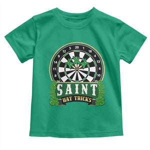 Saint Hat Tricks Toddler T Shirt St Patricks Day Dart Thrower Gift TS12 Irish Green Print Your Wear