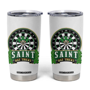 Saint Hat Tricks Tumbler Cup St Patricks Day Dart Thrower Gift TS12 White Print Your Wear