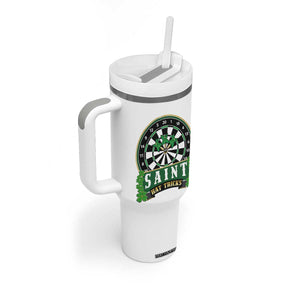 Saint Hat Tricks Tumbler With Handle St Patricks Day Dart Thrower Gift TS12 Print Your Wear
