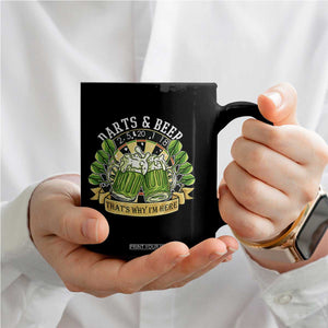 Beer And Darts St Patricks Day Gift Coffee Mug That Is Why I Am Here TS12 Print Your Wear