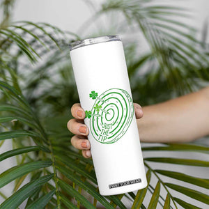 Dirty Humor Dartist St Patricks Day Gift Skinny Tumbler Just The Tip TS12 Print Your Wear