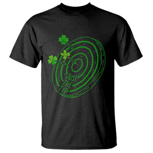Dirty Humor Dartist St Patricks Day Gift T Shirt Just The Tip TS12 Black Print Your Wear