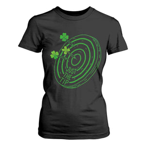 Dirty Humor Dartist St Patricks Day Gift T Shirt For Women Just The Tip TS12 Black Print Your Wear