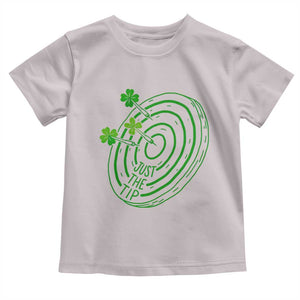 Dirty Humor Dartist St Patricks Day Gift Toddler T Shirt Just The Tip TS12 Ice Gray Print Your Wear